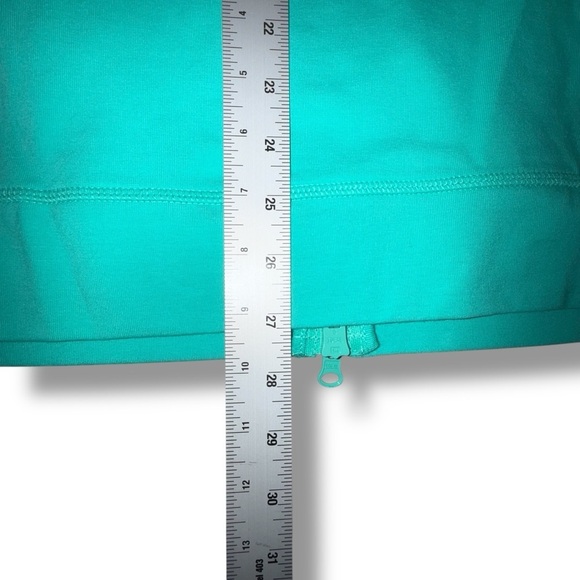 TALBOTS T By Talbots Everyday Stretch Mockneck Jacket - Rain Forest Green 1X - Picture 15 of 15